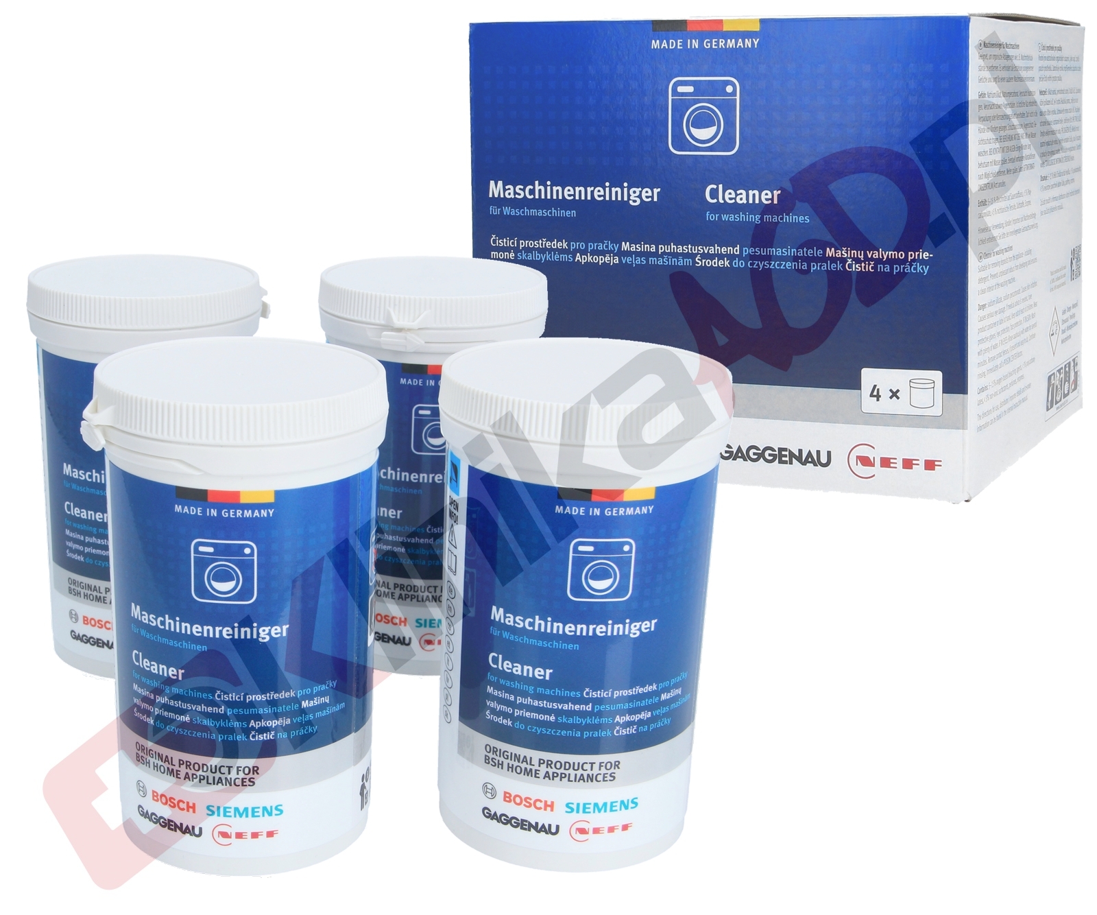 Środek czyszczący Bosch do pralki | proszek 200g 4szt