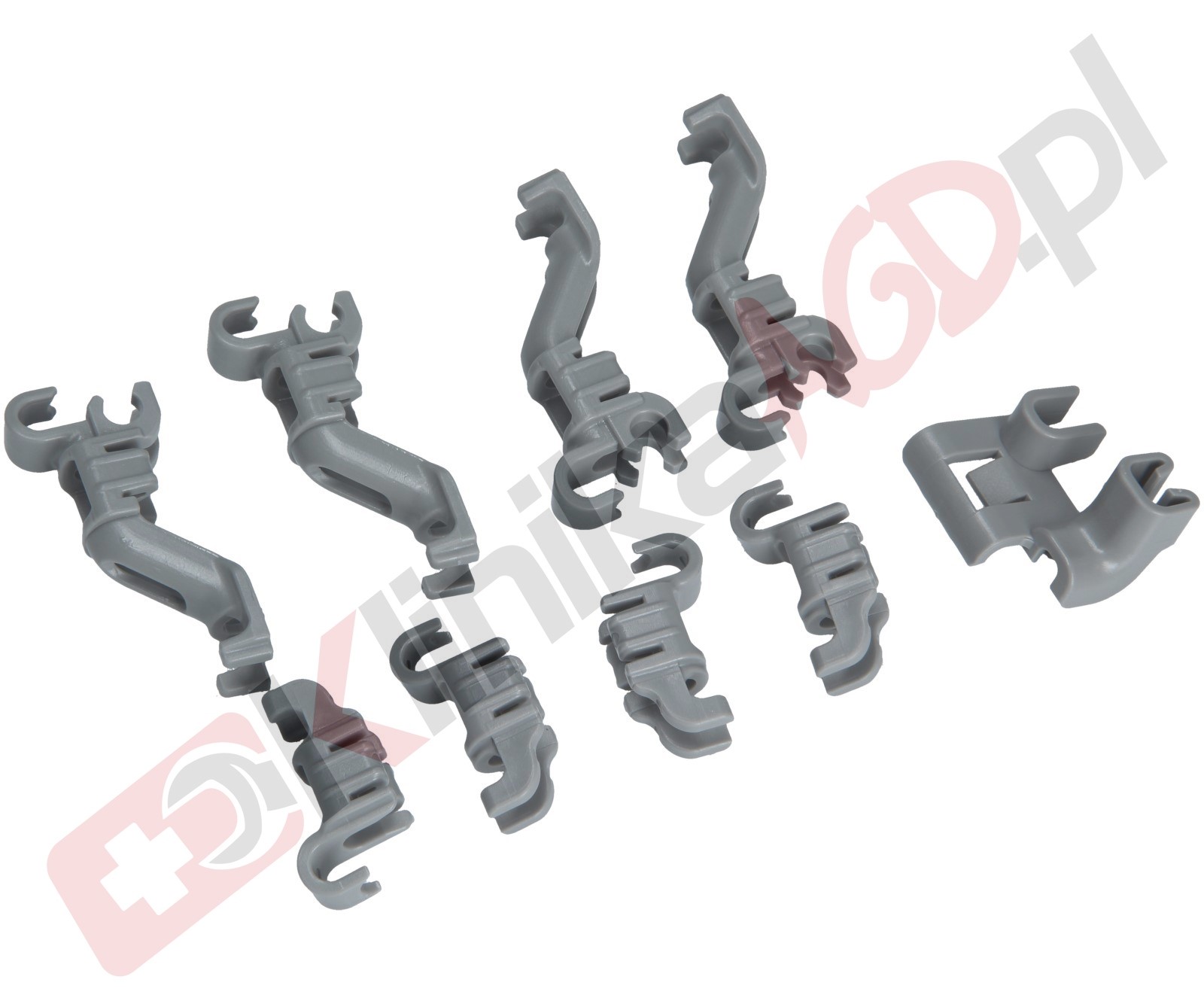 Zaczep grzebienia do kosza zmywarki