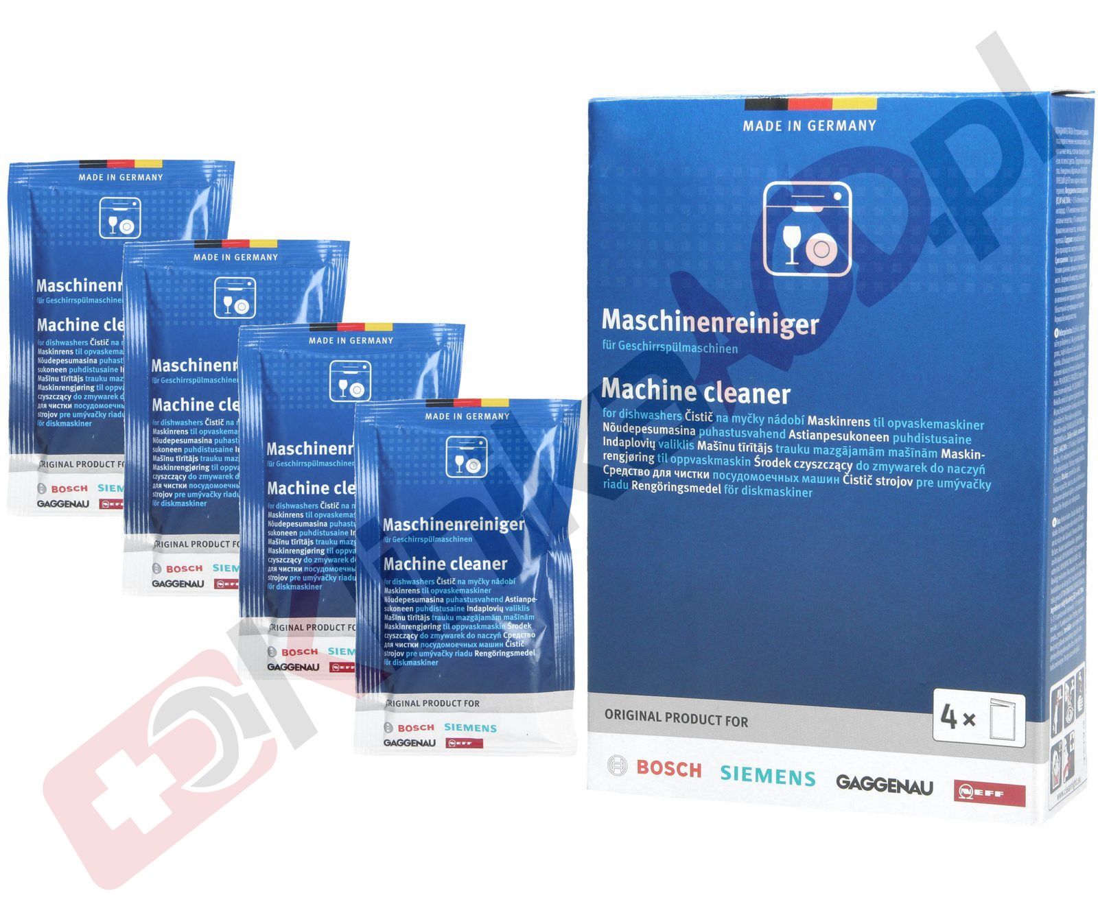 Środek czyszczący do zmywarki | proszek 45g 4szt