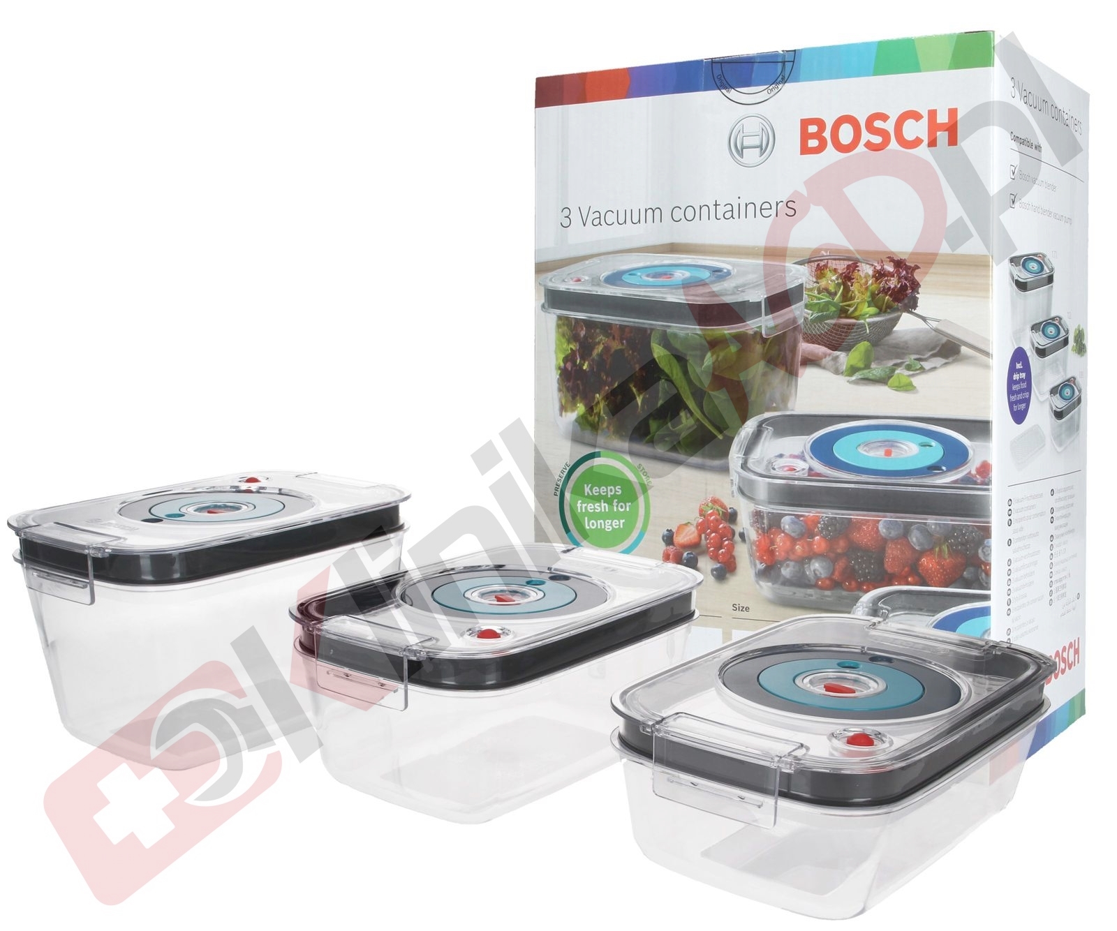 Pojemnik próżniowy MSZV0FC3 3szt do blendera ręcznego | komplet