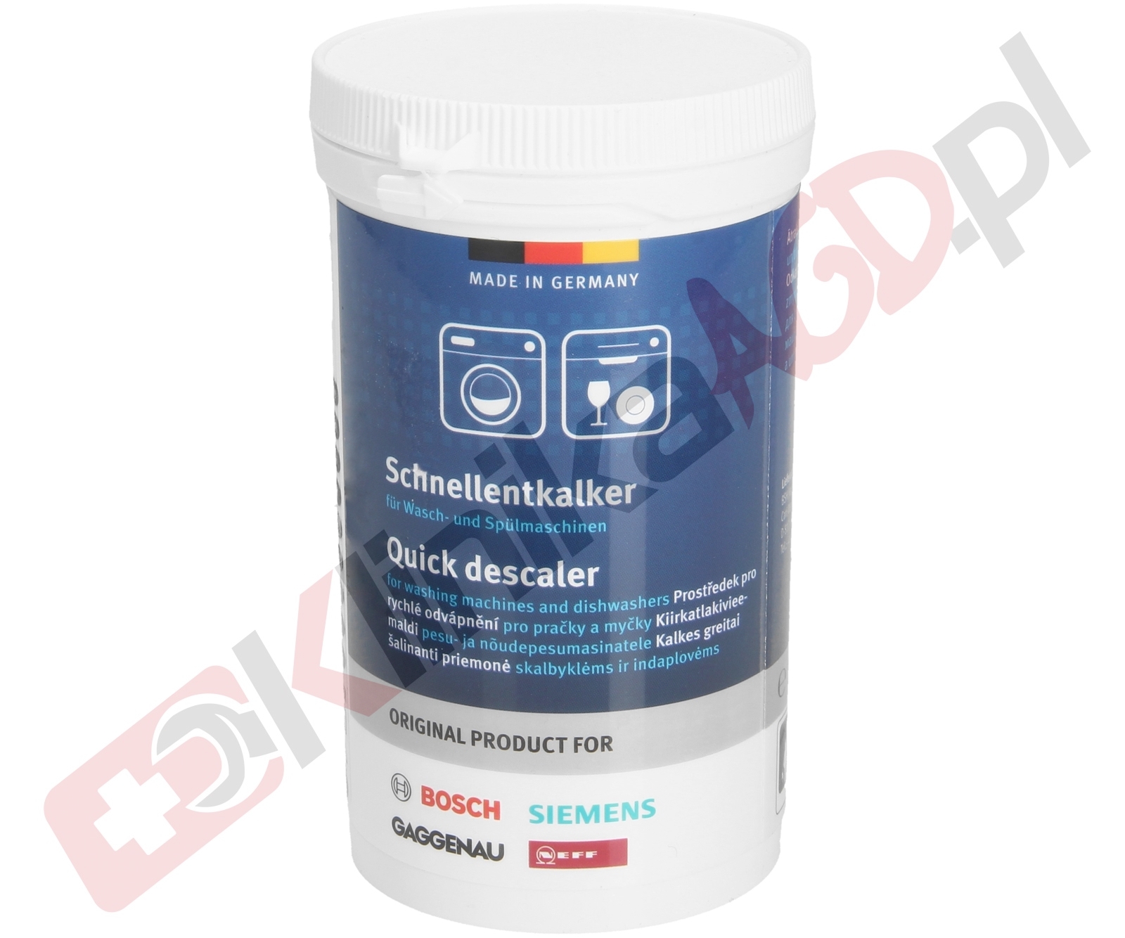Odkamieniacz Bosch do pralki, pralko-suszarki, zmywarki | 250g