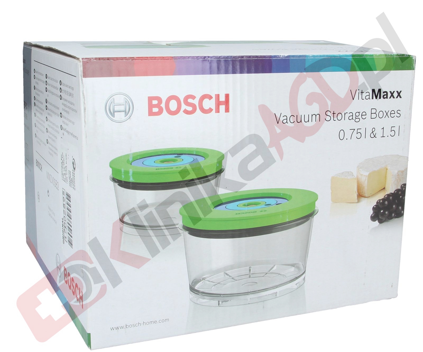 Pojemnik próżniowy MMZV0SB2 VitaMaxx 2szt do blendera ręcznego | komplet