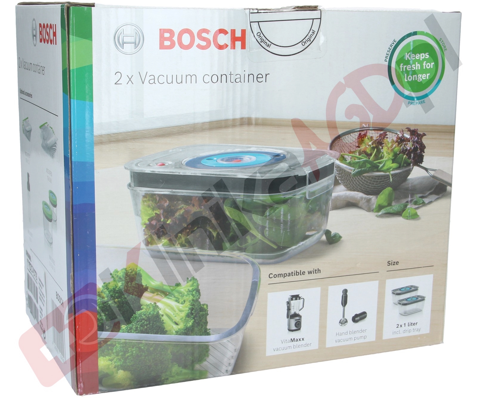Pojemnik próżniowy MSZV0FC2 VitaMaxx 1000ml 2szt do blendera ręcznego | komplet