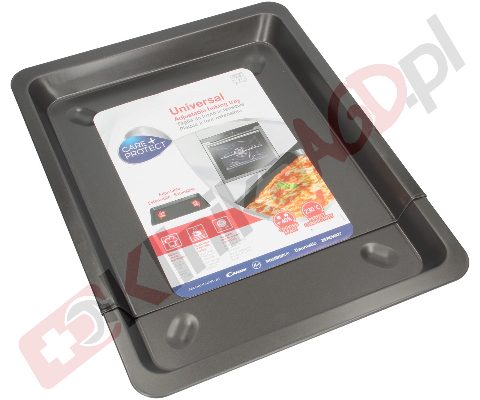 Blacha uniwersalna do piekarnika | 37.5cm - 52cm x 33.3cm