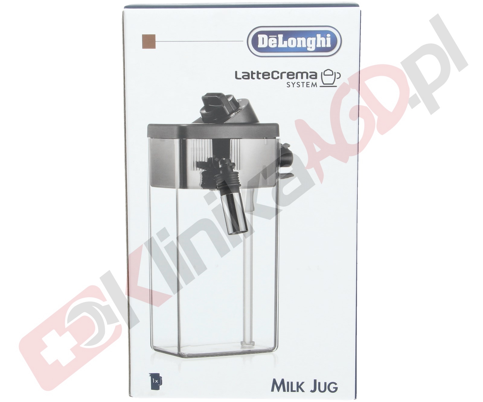Pojemnik na mleko DLSC012 LatteCrema do ekspresu do kawy | komplet