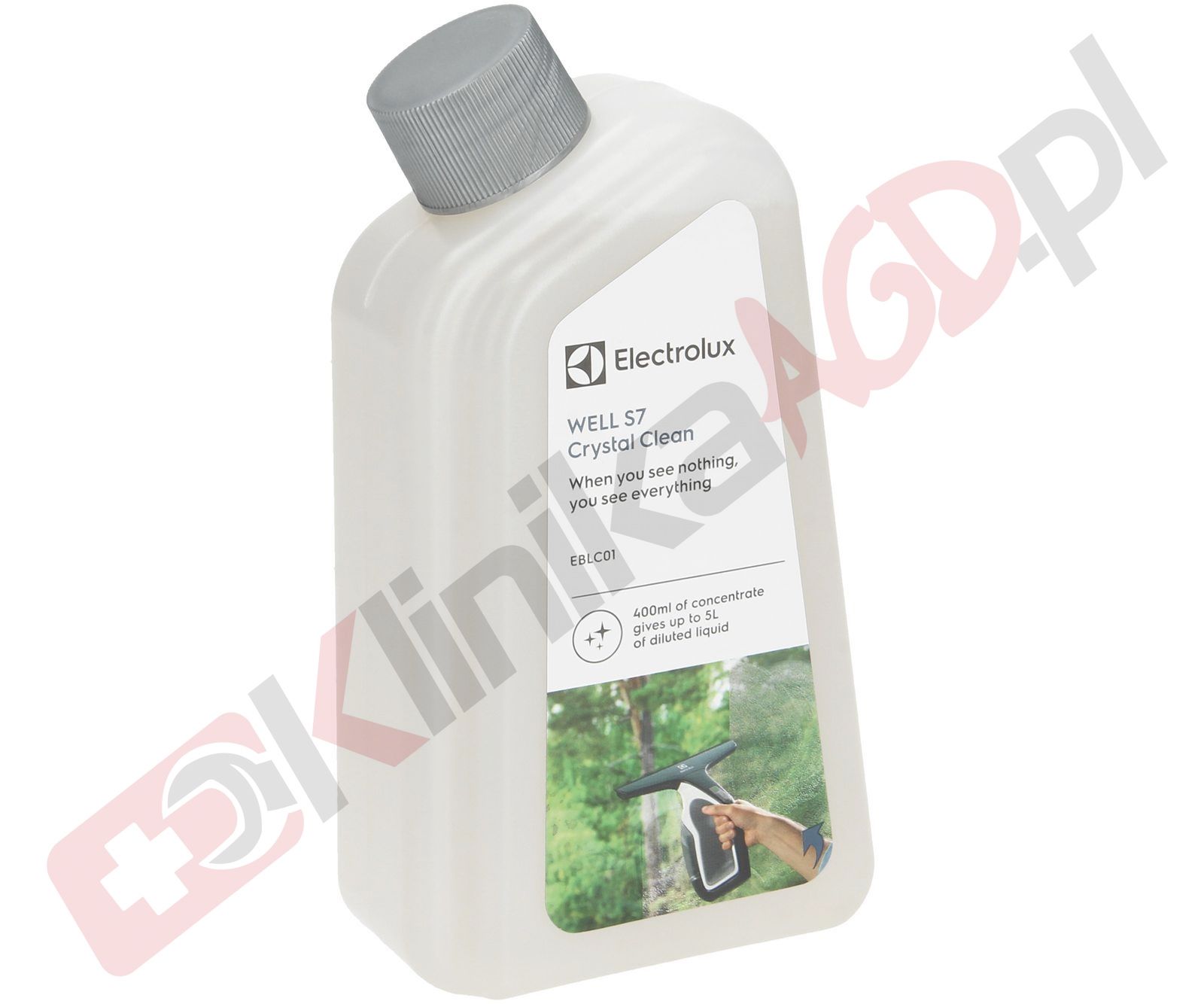 Środek czyszczący Electrolux Crystal Clean EBLC01 do okien | koncentrat 400ml