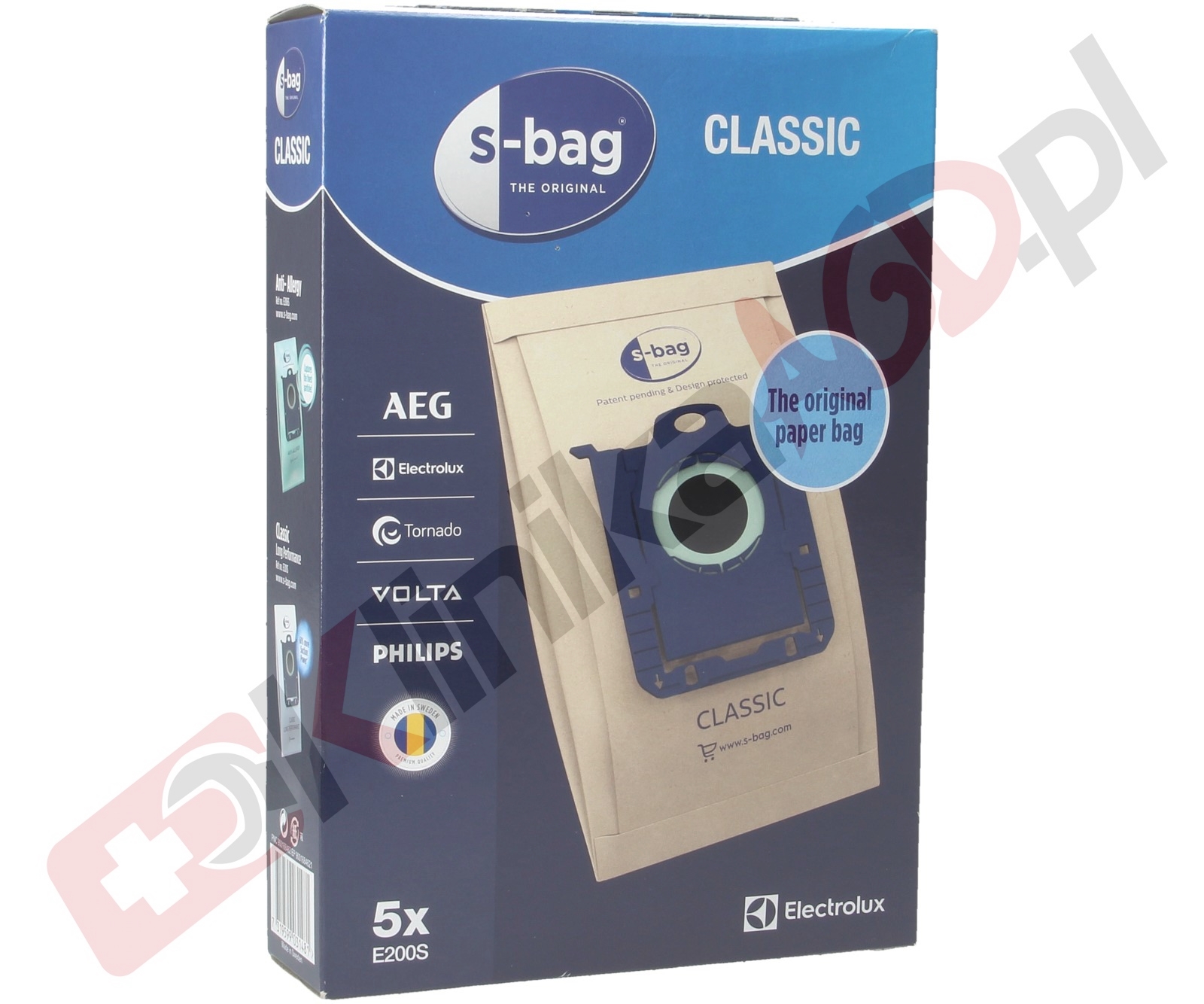 Worki papierowe S-Bag classic E200S S-Bag do odkurzacza | 5szt