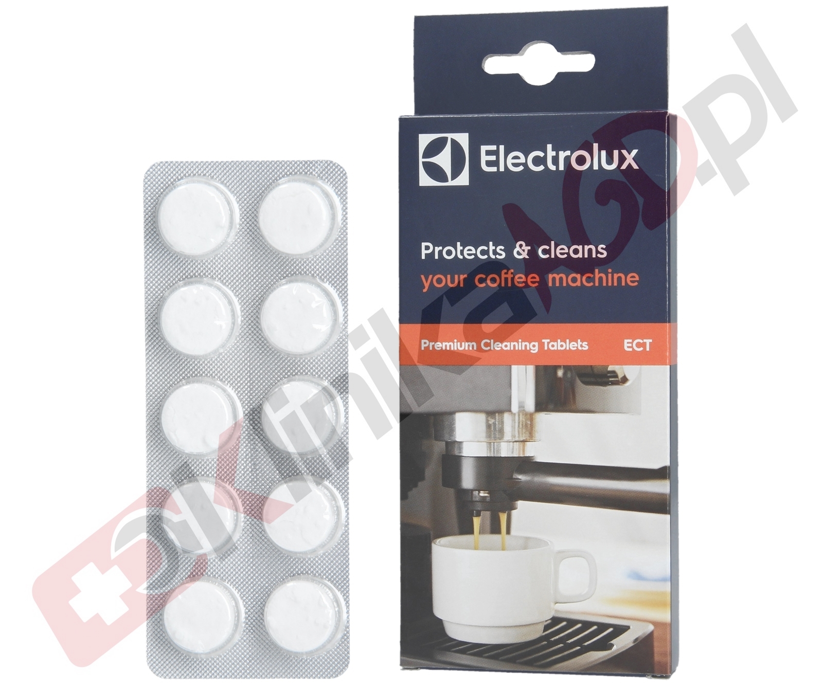 Tabletki czyszczące Electrolux EQ ECT do ekspresu | 10szt 1.5g