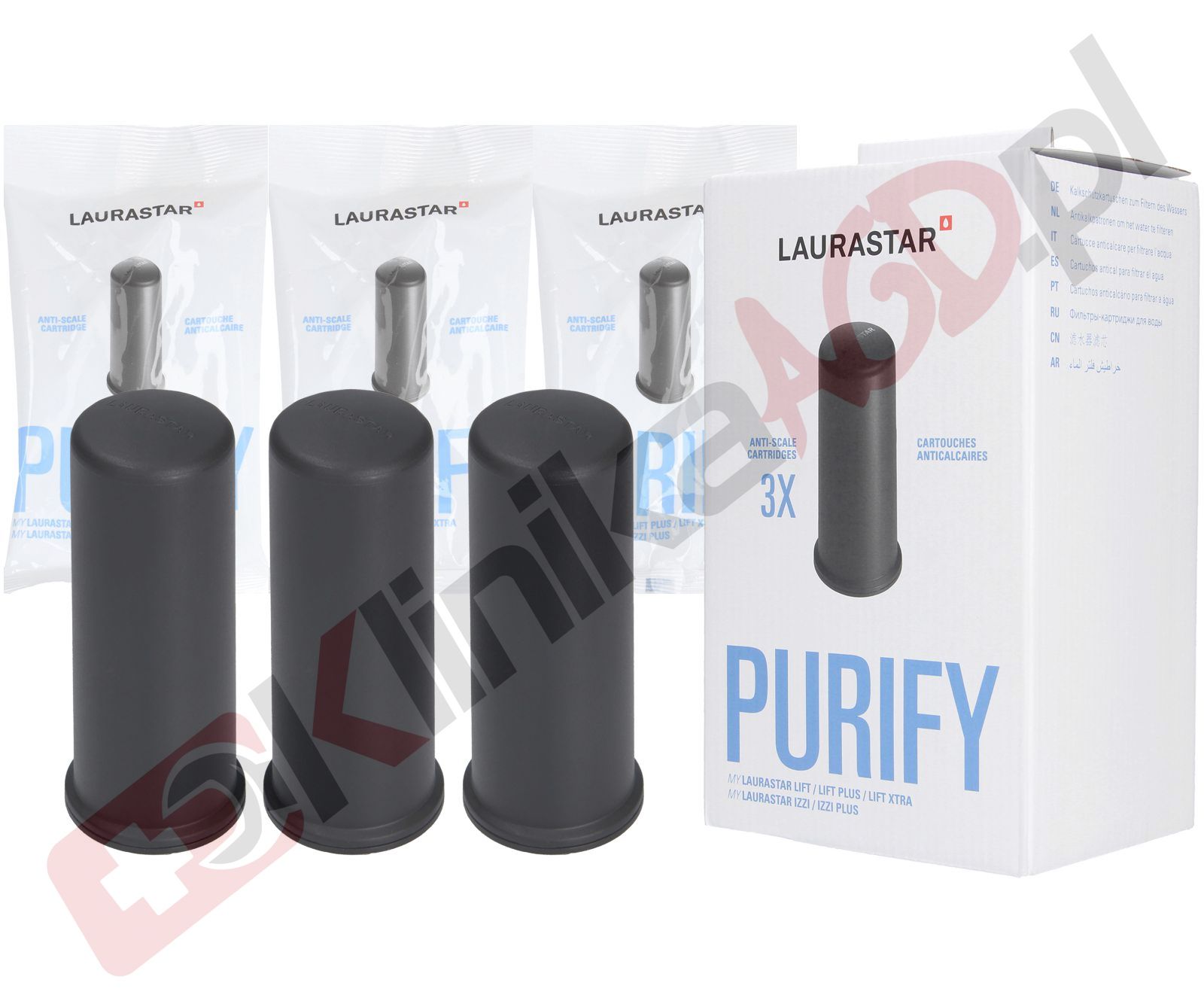 Filtr wody 3szt Purify do Parownicy