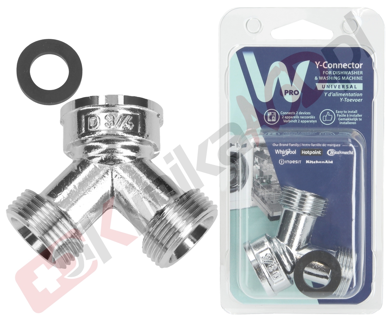 Trójnik węża do pralki