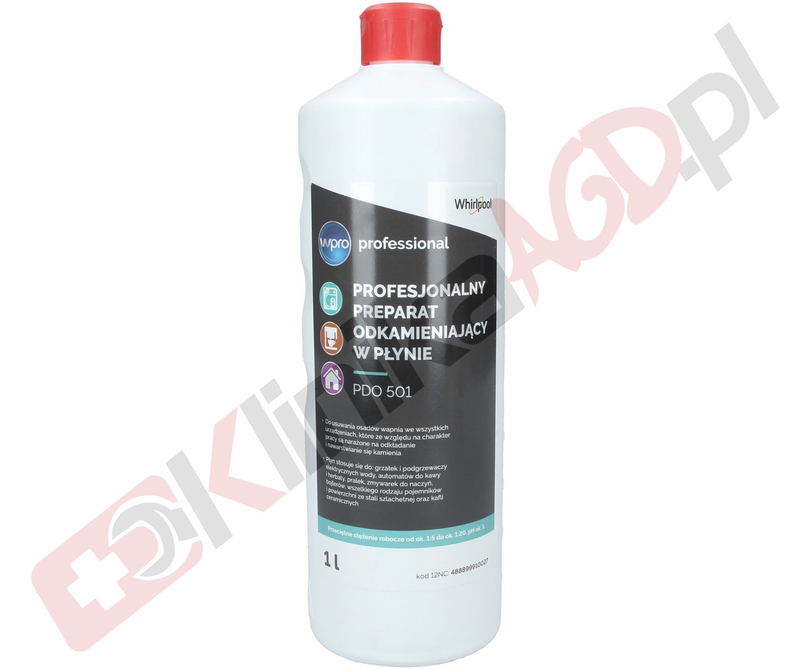 Odkamieniacz Wpro Professional 1000ml PDO 501 do czajnika