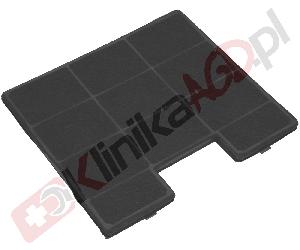 Filtr węglowy typ FWK250 do okapu | 23.4cm x 24.8cm x 11mm Mastercook