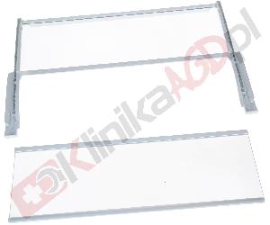 Półka szklana chłodziarki do lodówki | 47cm x 29.2cm