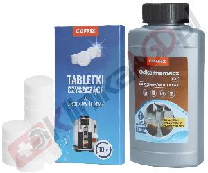 ZESTAW ▶ Środki do konserwacji ECO do ekspresu | Odkamieniacz 250ml, tabletki czyszczące 10szt