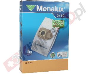 Worki syntetyczne Moulinex Duraflow 2112 Hygiene+ do odkurzacza | 5szt + mikrofiltr