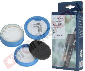 ZESTAW ▶ Filtry ESKW5 3szt do odkurzacza | Filtr HEPA, 2x Filtr wylotowy