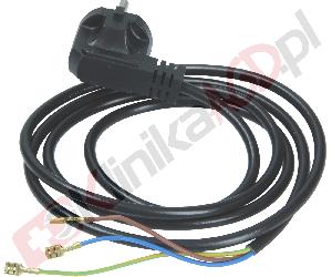 Kabel zasilający 1.58m 3 x 2mm do zamrażarki skrzyniowej Whirlpool