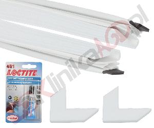 ZESTAW ▶ Uszczelka uniwersalna drzwi 130cm x 70cm do lodówki