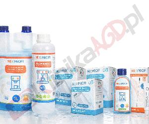 Zestaw ▶ konserwujący | Środek czyszczący przewody mleka 1L, odkamieniacz 1L, płyn czyszczący 250ml, 3x filtr wody, wycior, smar do ekspresu do kawy