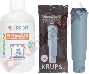 Zestaw ▶ konserwujący | Odkamieniacz 500ml, filtr wody