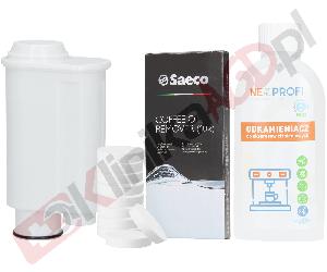 Zestaw ▶ konserwujący | Odkamieniacz 250ml, filtr wody, tabletki czyszczące 10szt.