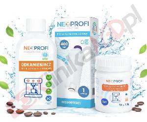 Zestaw ▶ konserwujący | Tabletki czyszczące 30x1,3g, odkamieniacz 250ml, filtr wody