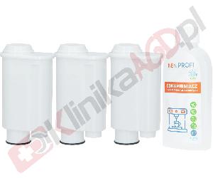 Zestaw ▶ konserwujący | Odkamieniacz 250ml, 3x filtr wody