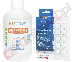 ZESTAW ▶ Środki do konserwacji NEO002224 00311940, 4242005092864, 00312295 do ekspresu | Odkamieniacz, tabletki czyszczące 10szt