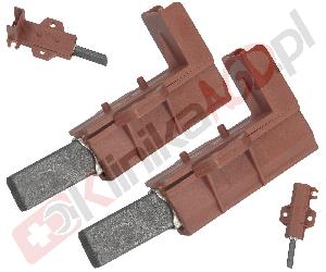 Szczotka węglowa 2szt silnika do pralki | 5mm x 12.4mm x 27.8mm