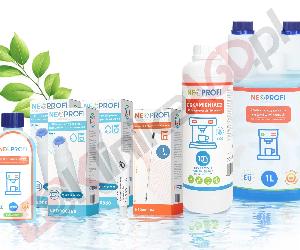 Zestaw ▶ konserwujący | Środek czyszczący przewody mleka 1L, odkamieniacz 1L, płyn czyszczący 250ml, 3x filtr wody, wycior, smar do ekspresu do kawy