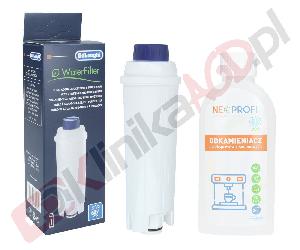 ZESTAW ▶ Środki do konserwacji SER3017 (DLSC002) do ekspresu | Odkamieniacz 250ml, filtr wody Kenwood
