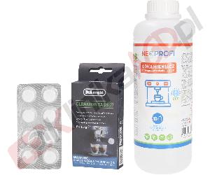 ZESTAW ▶ Środki do konserwacji NEO002528 DLSC552 do ekspresu | Odkamieniacz, tabletki czyszczące 8szt