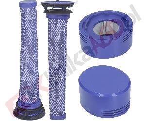 Zestaw ▶ Filtrów 4szt do odkurzacza bezprzewodowego | filtr cyklonowy, filtr HEPA