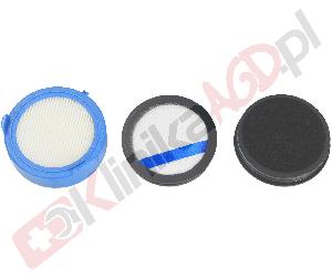 ZESTAW ▶ Filtry ESKW4 3szt do odkurzacza | Filtr HEPA, 2x Filtr wstępny