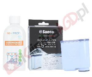 Zestaw ▶ konserwujący | Odkamieniacz 250ml, filtr wody do ekspresu do kawy