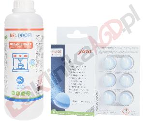 ZESTAW ▶ Środki do konserwacji NEO002528 do ekspresu | Odkamieniacz, Tabletki czyszczące 6szt