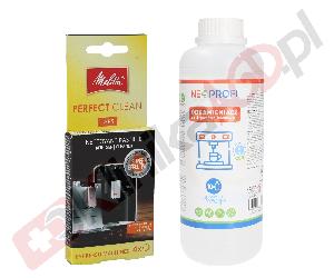 ZESTAW ▶ Środki do konserwacji NEO002528 Perfect Clean do ekspresu | Odkamieniacz, tabletki czyszczące 4szt
