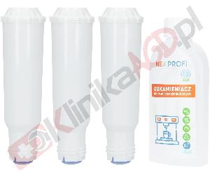 Zestaw ▶ konserwujący | Odkamieniacz 250ml, 3x filtr wody