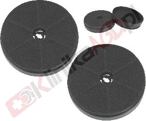 Filtr węglowy LongLife typ ACF009 do okapu | 17.3cm x 37mm