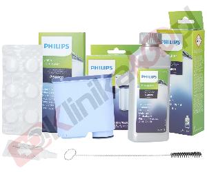 ZESTAW ▶ Środki do konserwacji AquaClean CA6700 CA6704 CA6903 do ekspresu | filtr, odkamieniacz, tabletki czyszczące, smar, wycior Saeco