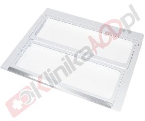 Półka szklana chłodziarki do lodówki | 45.3cm x 36.6cm