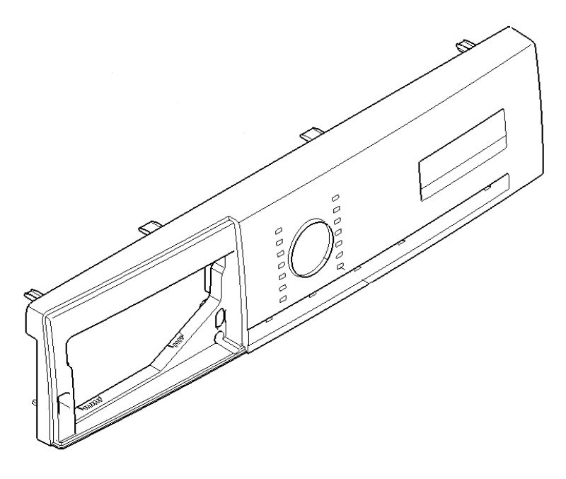 Panel przedni do suszarki Indesit